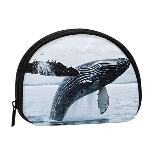 Kleine Münzbörse mit Reißverschluss, Kleingeldbörse für Damen und Herren, tragbare Make-up-Tasche, Kosmetiktasche, schwarz, Einheitsgröße, lässig, Schwarz , Einheitsgröße, Casual von KMNHBGF