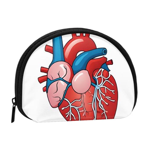 Kleine Münzbörse mit Reißverschluss, Münztasche, Kleingeldtasche, Geldbörse für Damen und Herren, tragbare Make-up-Tasche, Kosmetiktasche, schwarz, Einheitsgröße, lässig, Schwarz , Einheitsgröße, von KMNHBGF