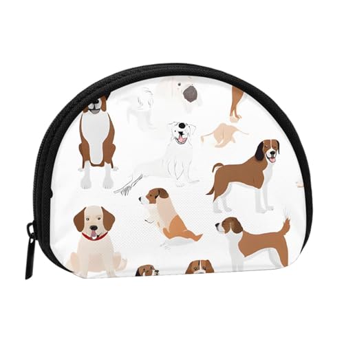 Kleine Münzbörse mit Reißverschluss, für Damen und Herren, tragbare Make-up-Tasche, Kosmetiktasche, schwarz, Einheitsgröße, lässig, Schwarz , Einheitsgröße, Casual von KMNHBGF