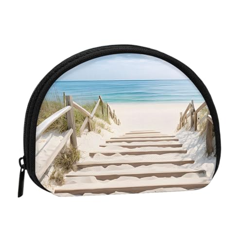 Kleine Münzbörse mit Reißverschluss, für Damen und Herren, tragbare Make-up-Tasche, Kosmetiktasche, schwarz, Einheitsgröße, lässig, Schwarz , Einheitsgröße, Casual von KMNHBGF