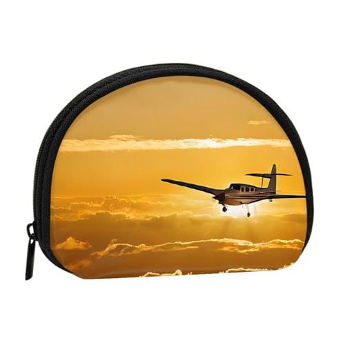 Kleine Münzbörse mit Reißverschluss für Damen und Herren, tragbare Make-up-Tasche, Kosmetiktasche, Schwarz, Einheitsgröße, lässig, Schwarz , Einheitsgröße, Casual von KMNHBGF