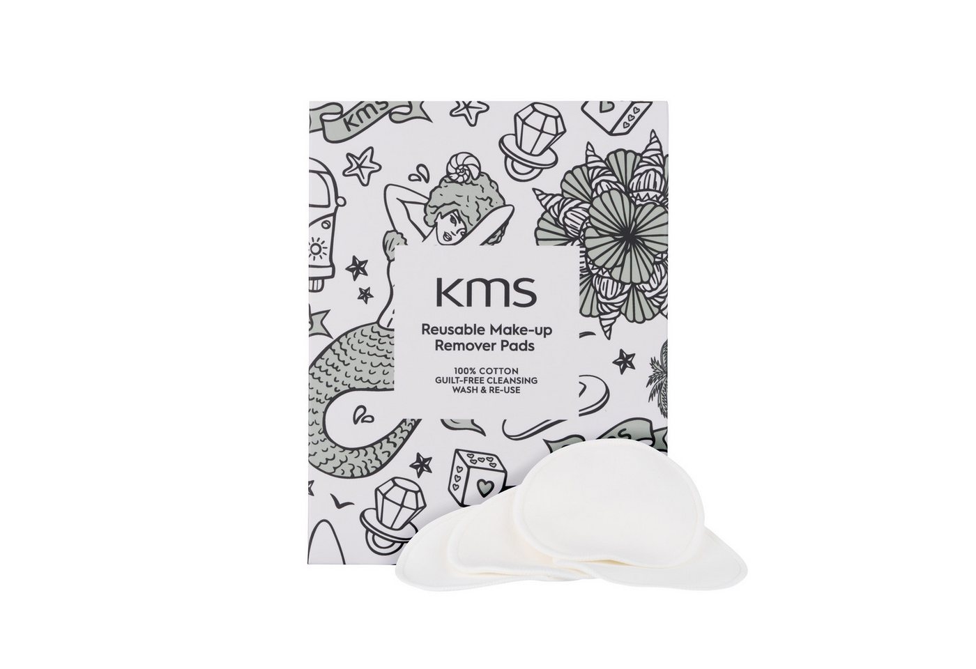 KMS Make-up-Entferner Reusable Make-Up Remover Pads, 4-tlg. KMS Make-up-Entferner Reusable Make-Up Remover Pads, 4-tlg. von KMS