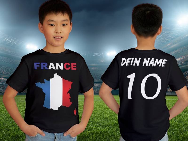 Personalisierte France Fan T-Shirt | Individueller Name Und Nummer Für Die Em 2024 I Herren, Damen Kinder Europameisterschaft Personalisierte France Fan T-Shirt | Individueller Name Und Nummer Für Die Em 2024 I Herren, Damen Kinder Europameisterschaft von KMTdruckwelt