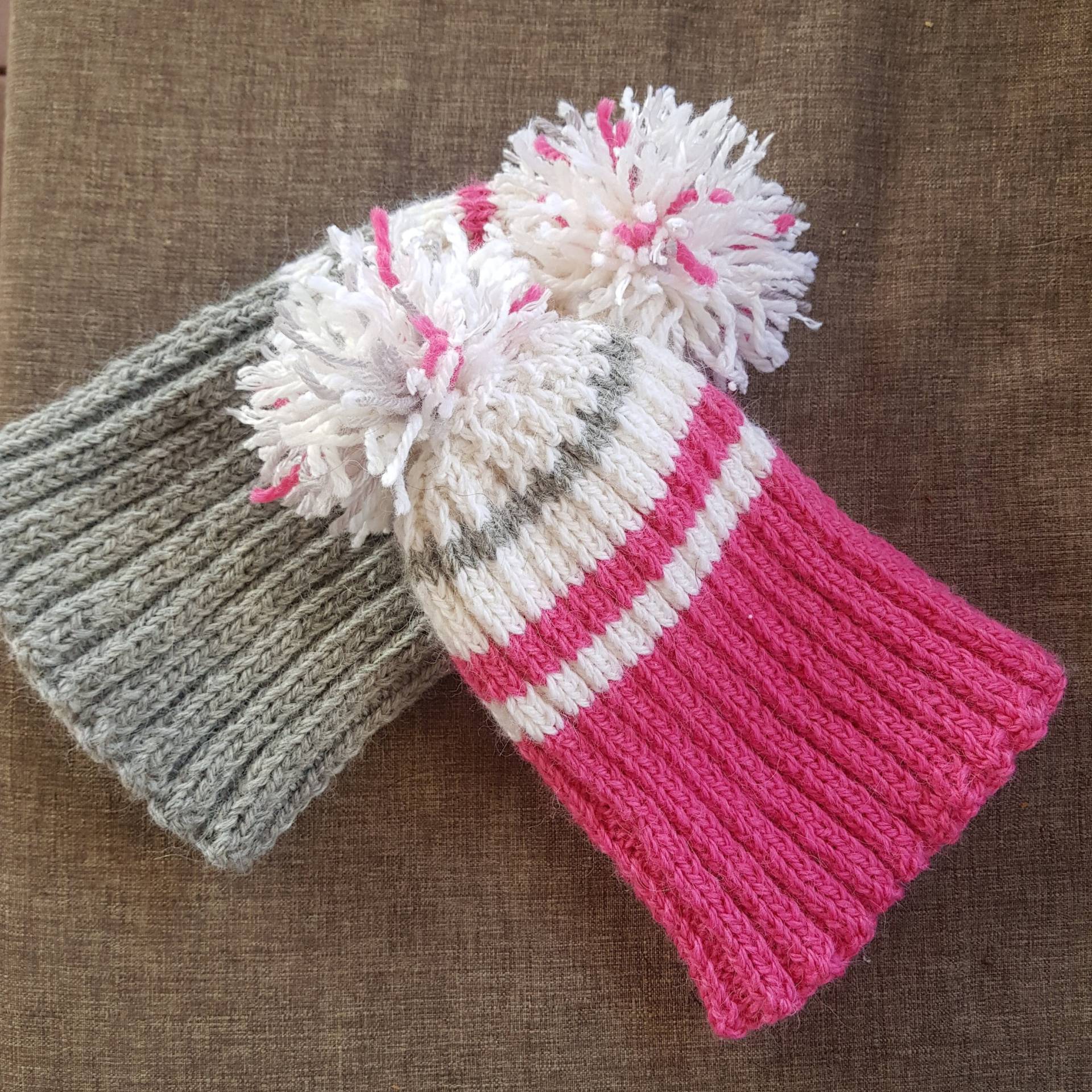 Handgestrickte Mützen, Mit Oder Ohne Bommel Handgestrickte Mützen, Mit Oder Ohne Bommel von KMorgCreations