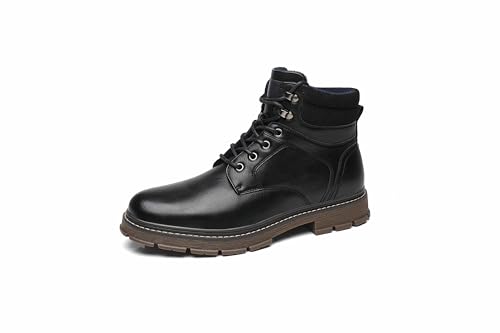 KNBR Winterschuhe Herren Warm Gefuittert Winterstiefel Draussen Winterboots Schneestiefel Rutschfest Wanderstiefel von KNBR