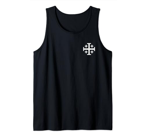 JERUSALEM KREUZ FÜNFELTES KREUZ RITTERTEMPEL Tank Top JERUSALEM KREUZ FÜNFELTES KREUZ RITTERTEMPEL Tank Top von KNIGHT'S TEMPLAR JERUSALEM CROSS