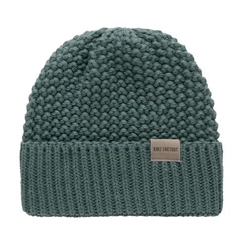 Knit Factory - Carry Mütze - Strickmütze für Damen und Herren - Beanie - Wintermütze mit Wolle - Robusten Look - Hochwertige Qualität - Laurel von KNIT FACTORY