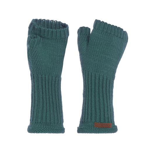KNIT FACTORY - Cleo Handstulpen - Fingerlose Handschuhe - Gestrickte Handschuhe für Winter - Damen Handstulpen aus Wolle - Hochwertige Qualität - Laurel von KNIT FACTORY