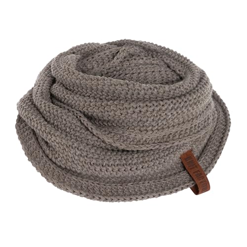 KNIT FACTORY - Coco Loop Schal - Gestrickter Schlauchschal - Für Damen und Herren - Herbst & Winter Essentials - Zeitloses Mode-Accessoire - Strickschal mit Wolle - Hochwertige Qualität - Marron von KNIT FACTORY