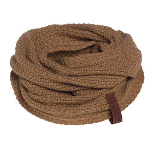 Knit Factory - Coco Loop Schal - Gestrickter Schlauchschal - Für Damen und Herren - Herbst & Winter Essentials - Zeitloses Mode-Accessoire - Strickschal mit Wolle - New Camel von KNIT FACTORY