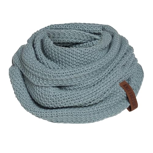 Knit Factory - Coco Loop Schal - Gestrickter Schlauchschal - Für Damen und Herren - Herbst & Winter Essentials - Zeitloses Mode-Accessoire - Strickschal mit Wolle - Stone Green von KNIT FACTORY