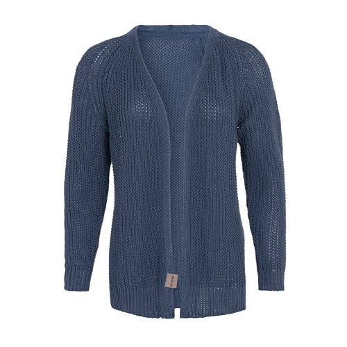 Knit Factory - Daisy Kurze Strickjacke - Damen gestrickte Jacke aus 80% Recycelte Baumwolle - Cardigan mit Hochwertige Qualität - Jeans - 40/42 von KNIT FACTORY