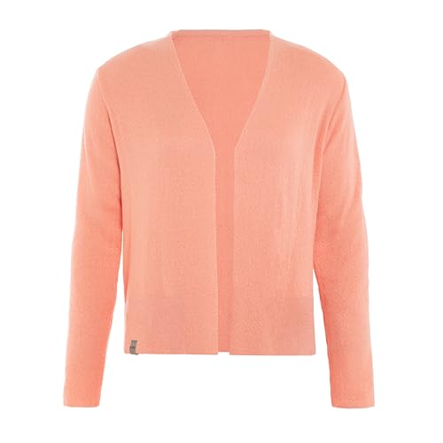 KNIT FACTORY - Ella Strickjacke - Kurzer Damen Strickjacke - Kurzjacke Damen - Strickjacke für den Frühling und Sommer - Strickweste - Cardigan mit Baumwolle - Hüfthöhe - 40/42 - Apricot KNIT FACTORY - Ella Strickjacke - Kurzer Damen Strickjacke - Kurzjacke Damen - Strickjacke für den Frühling und Sommer - Strickweste - Cardigan mit Baumwolle - Hüfthöhe - 40/42 - Apricot von KNIT FACTORY