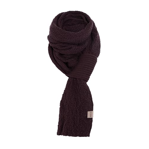 KNIT FACTORY - Haze Schal - Strickschal für Damen und Herren - Bequemer Schal mit Wolle - Schal mit einfacher Schlaufe - Winterschal - Hochwertige Qualität - Midnight Plum von KNIT FACTORY