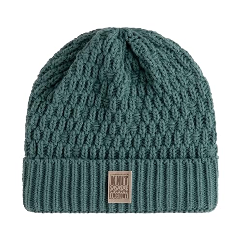 Knit Factory - Jaida Mütze - Strickmütze für Damen und Herren - Beanie - Wintermütze mit Wolle - Hochwertige Qualität - Laurel von KNIT FACTORY