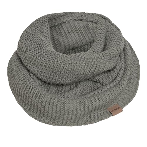 KNIT FACTORY - Jamie Loop Schal - Gestrickter Schlauchschal - Herbst & Winter Essentials - Zeitloses Mode-Accessoire - Für Damen und Herren - Strickschal mit Wolle - Urban Green von KNIT FACTORY