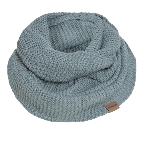 KNIT FACTORY - Jamie Loop Schal - Gestrickter Schlauchschal - Herbst & Winter Essentials - Zeitloses Mode-Accessoire - Für Damen und Herren - Strickschal mit Wolle - Stone Green von KNIT FACTORY