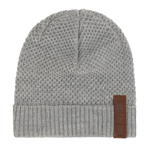 KNIT FACTORY - Jazz Mütze - Strickmütze für Damen und Herren - Beanie - Herbst & Winter Essentials - Zeitloses Mode-Accessoire - Wintermütze mit Wolle - Hochwertige Qualität - Iced Clay von KNIT FACTORY