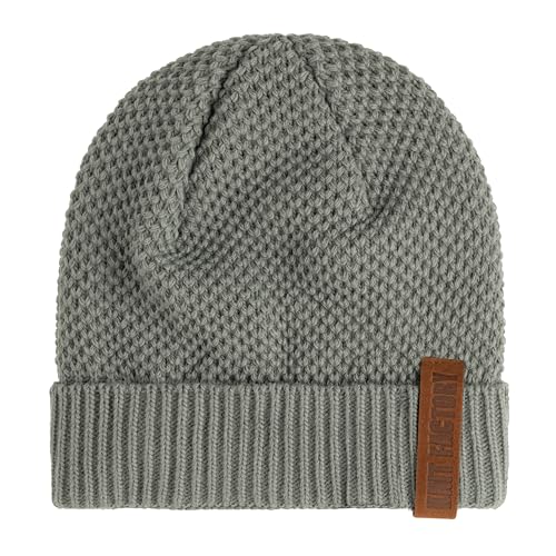 Knit Factory - Jazz Mütze - Strickmütze für Damen und Herren - Beanie - Herbst & Winter Essentials - Zeitloses Mode-Accessoire - Wintermütze mit Wolle - Hochwertige Qualität - Urban Green von KNIT FACTORY