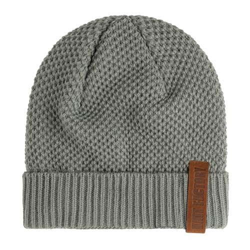 KNIT FACTORY - Jazz Mütze - Strickmütze für Damen und Herren - Beanie - Herbst & Winter Essentials - Zeitloses Mode-Accessoire - Wintermütze mit Wolle - Hochwertige Qualität - Urban Green von KNIT FACTORY