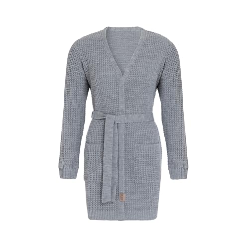 KNIT FACTORY - Robin Strickjacke - Grau - 36/38 von KNIT FACTORY