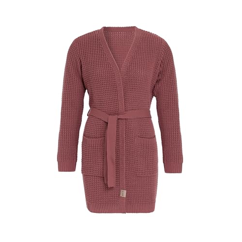 KNIT FACTORY - Robin Strickjacke - Stone Red - 40/42 von KNIT FACTORY