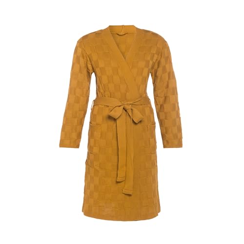 KNIT FACTORY - Bademantel Ivy - Ocker - S/M von KNIT FACTORY