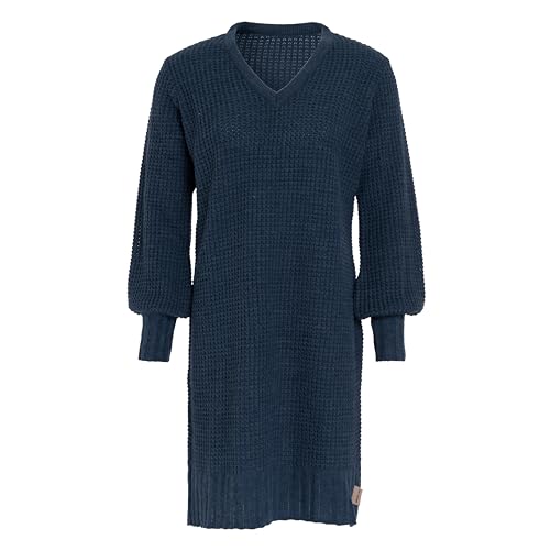 KNIT FACTORY - Robin Strickkleid - Jeans - 36/38 von KNIT FACTORY