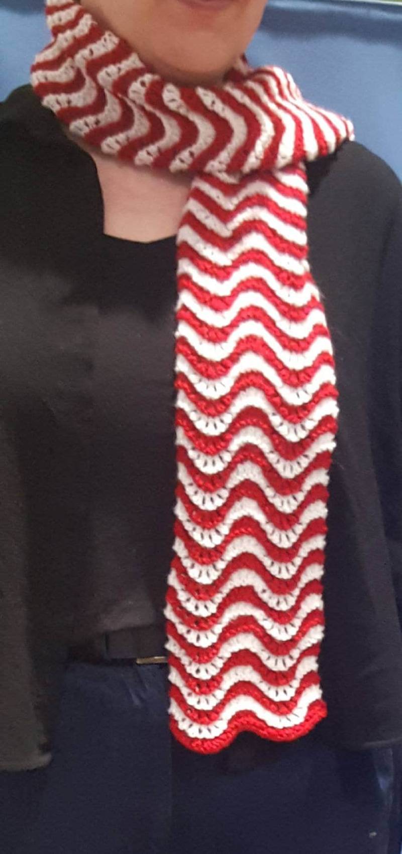 stripey Gestrickte Schal von KNITANDPROMISECRAFTS