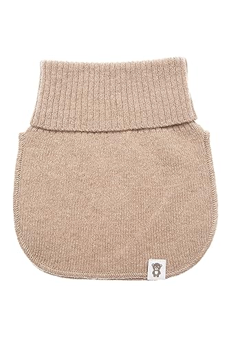 KNITAS Strickschal Schlauchschal aus Wolle für Baby Kinder I Super Weich und Warm Gestrickte Loop Schal zum Schutz des Halses im Herbst Winter I Schlupfschal in der Farbe Beige - für Babys 0-3 Jahre von KNITAS