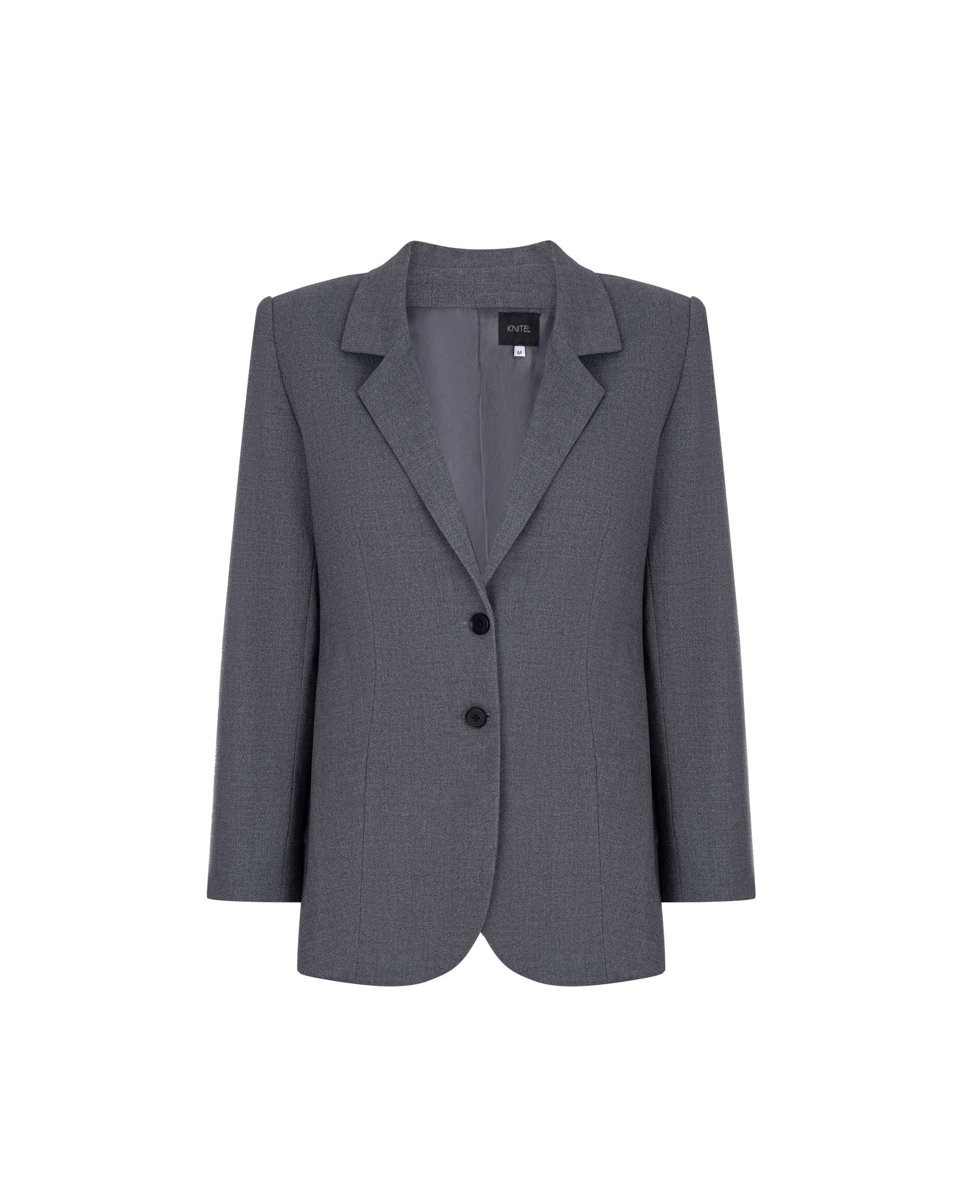 Grey jacket - Grey - S - KNITEL - Blazers von KNITEL