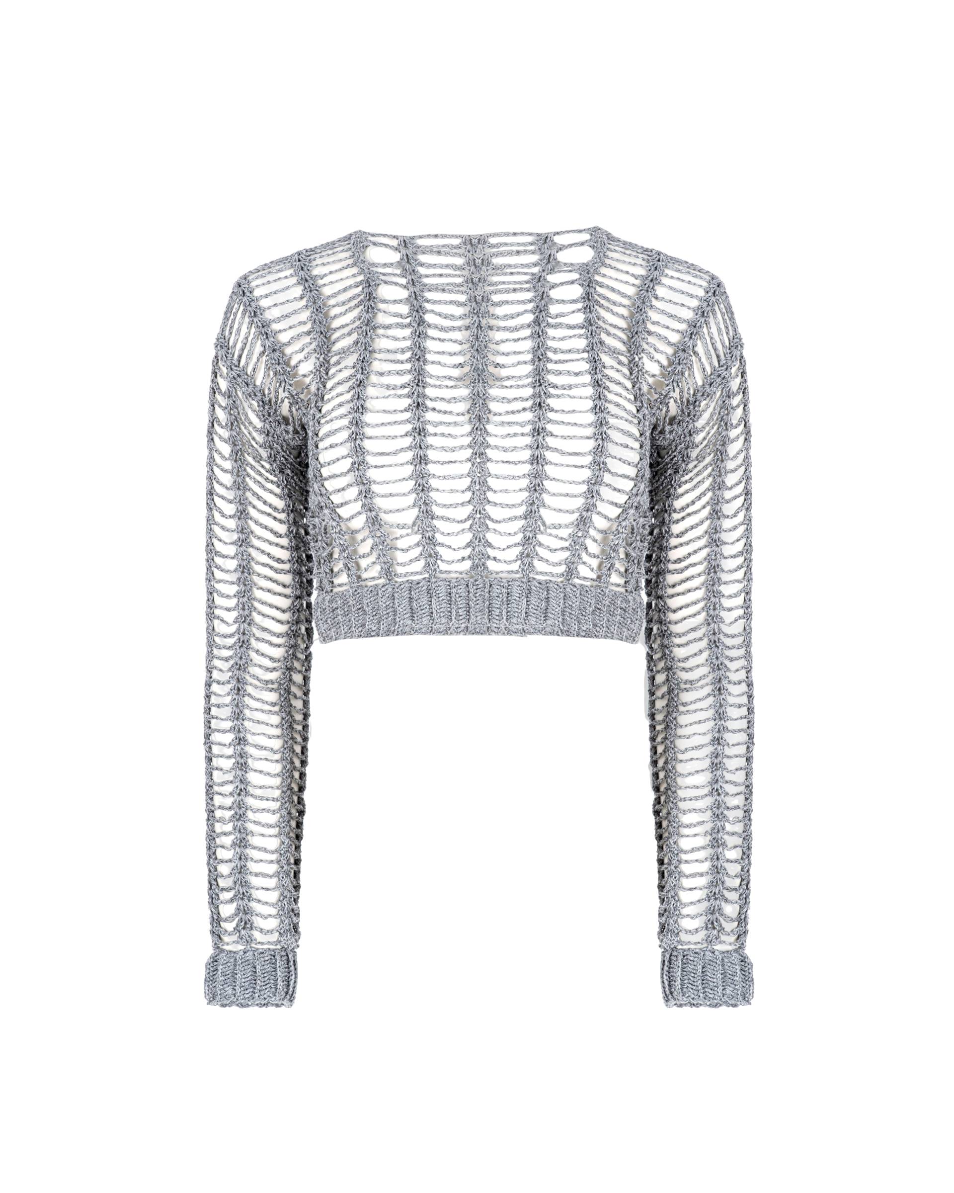 Reflective net set - Grey - KNITEL - Skirt sets von KNITEL