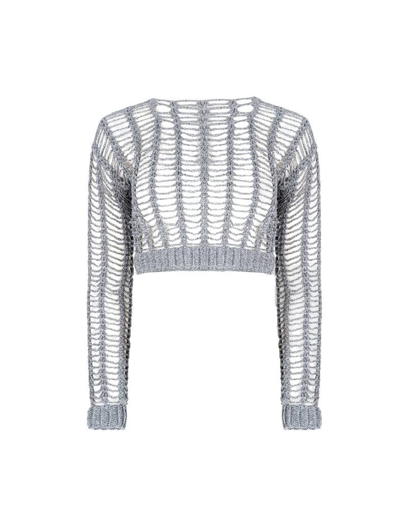 Reflective net set - Grey - KNITEL - Skirt sets von KNITEL