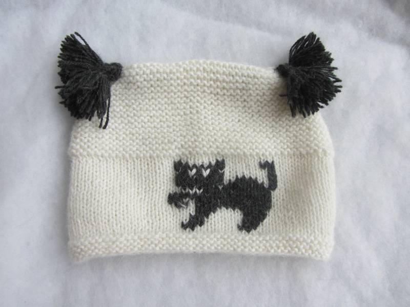 Alle Natürlichen Handgestrickten Alpaka Kleinkind Mütze. Größe 2 Jahre von KNITLEBITS