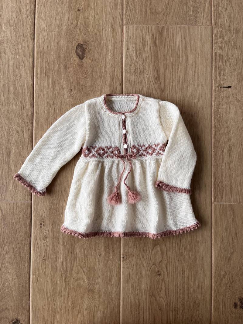 Merino Baby Winterkleid. Größe 3 Monate Merino Baby Winterkleid. Größe 3 Monate von KNITLEBITS