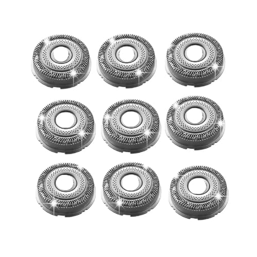 Ersatzklingen-Set For Rasierer Blade SH91, Kompatibel Mit Philips Norelco, Shaver Series S9000 Und 9000 Prestige SP981X, SP9820, SP986X, SP9861, SP9863(9pcs set) von KNNGZTSSR