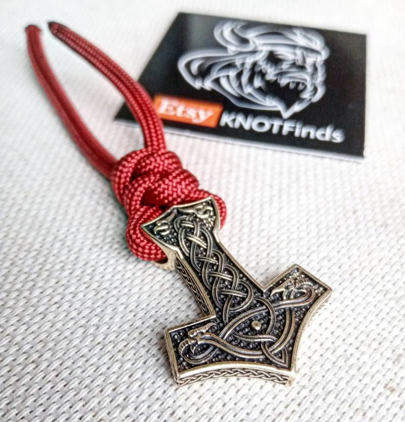 Thorshammer Anhänger , Mjölnir Wikinger Schmuck, Handguss Thorshammer Anhänger , Mjölnir Wikinger Schmuck, Handguss von KNOTFindsTUTORials