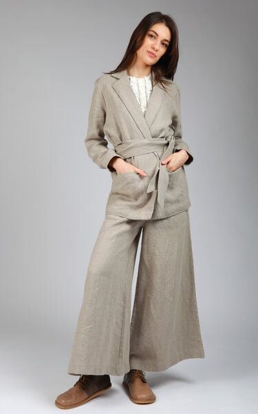 KNOTIUM KOKO Leinen Hosen und Blazer-Set von KNOTIUM