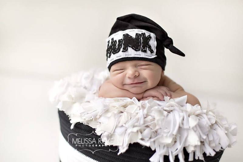 Hunk Design Neugeborene Babymütze Baumwolljersey-stoffe von KNOTSLLC