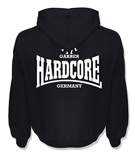 KNOW-MORE-STYLEZ Hooded Sweatshirt Hardcore Gabber Germany Kapuzenpulli Pulli Hoodie (3XL) von KNOW-MORE-STYLEZ