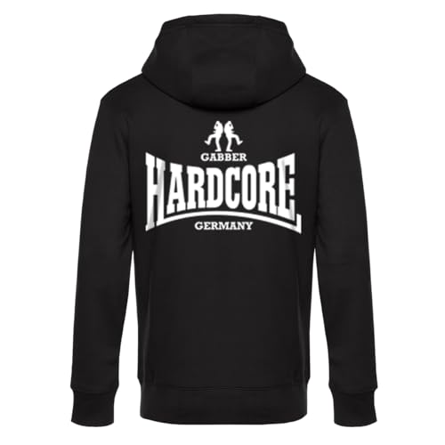 KNOW-MORE-STYLEZ Hooded Sweatshirt Hardcore Gabber Germany Kapuzenpulli Pulli Hoodie (L) von KNOW-MORE-STYLEZ