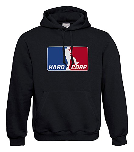 Hooded Sweatshirt Hardcore Step UP Kapuzenpulli Pulli Hoodie (3XL) von KNOW-MORE-STYLEZ