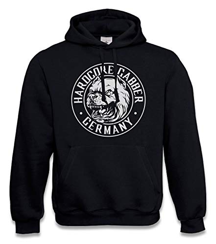 KNOW-MORE-STYLEZ Hooded Sweatshirt Hardcore Gabber Germany Dog (L) von KNOW-MORE-STYLEZ