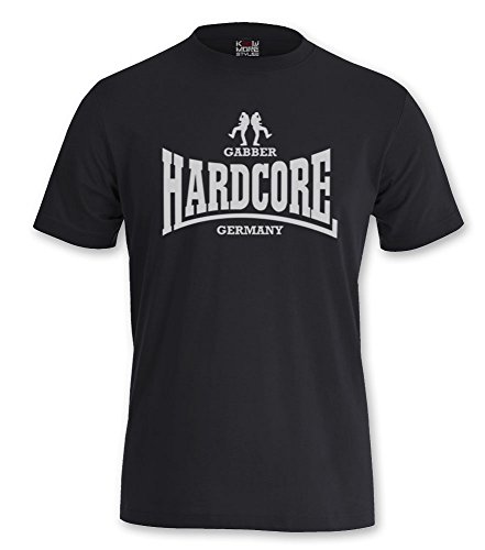 T-Shirt Hardcore Hardcore Gabber Germany Gabber Männer Shirt (S) von KNOW-MORE-STYLEZ