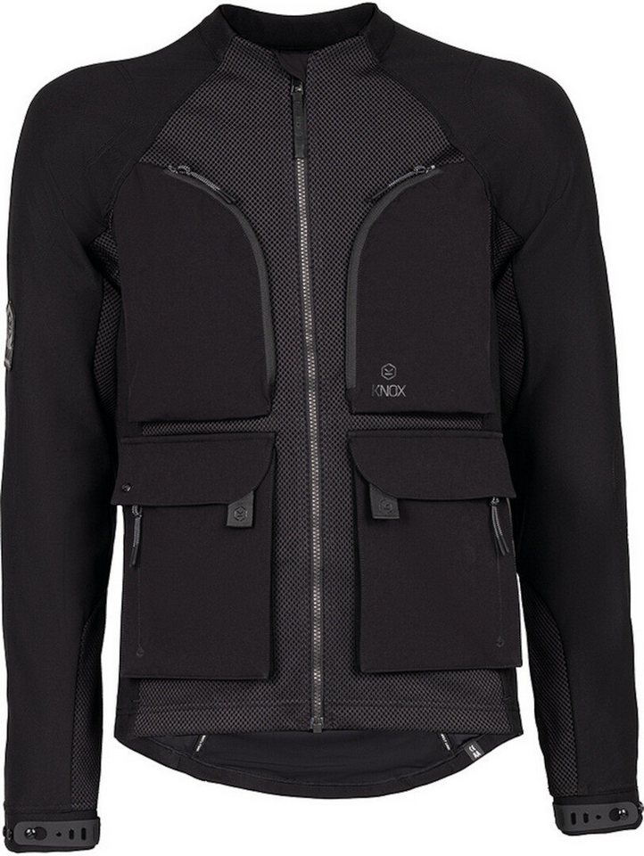 KNOX Motorradjacke Tor Protektorenjacke Wasserdicht Atmungsaktiv protektoren reflektierende robust Visier wa von KNOX