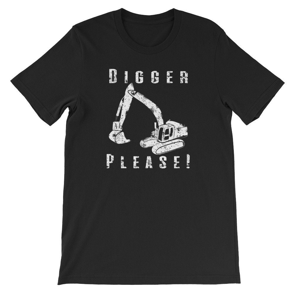 Bagger Wortspiel Bitte Radlader Earth Movers Weiß Bagger Wortspiel Bitte Radlader Earth Movers Weiß von KNUXXShop