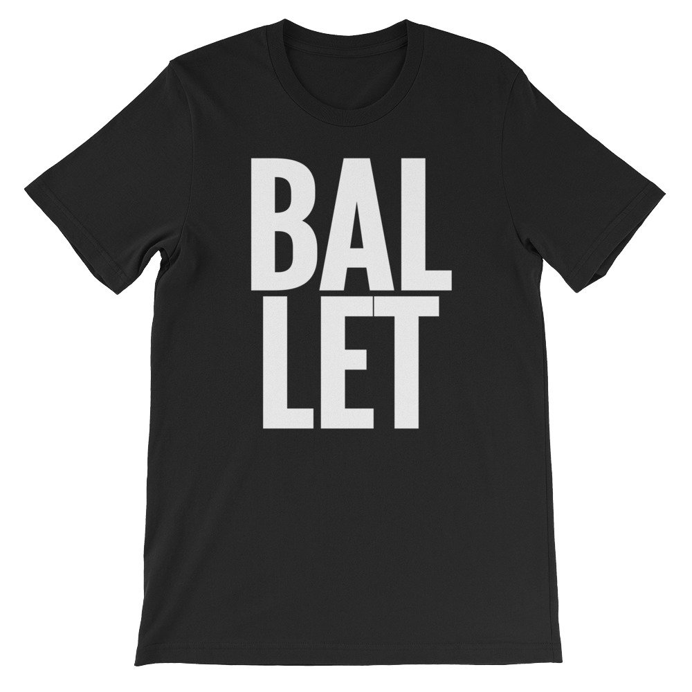 Ballett Großen Text Tanz Ballerina Tänzerin Weiß Ballett Großen Text Tanz Ballerina Tänzerin Weiß von KNUXXShop