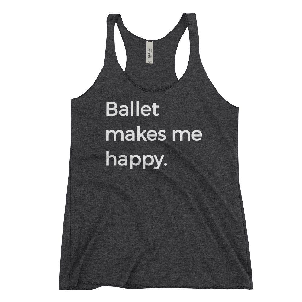 Ballett Macht Mich Glücklich Tanz Ballerina Ballett Macht Mich Glücklich Tanz Ballerina von KNUXXShop