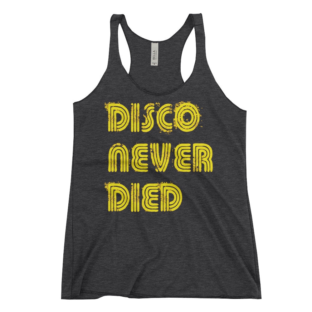 Disco Starb Nie Gelb 1970Er-Jahre-Disco-Funk Vintage Retro Neonlicht Funky Disco Starb Nie Gelb 1970Er-Jahre-Disco-Funk Vintage Retro Neonlicht Funky von KNUXXShop