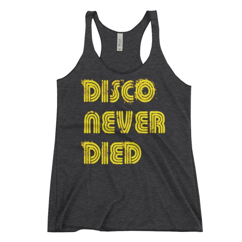 Disco Starb Nie Gelb 1970Er-Jahre-Disco-Funk Vintage Retro Neonlicht Funky Disco Starb Nie Gelb 1970Er-Jahre-Disco-Funk Vintage Retro Neonlicht Funky von KNUXXShop